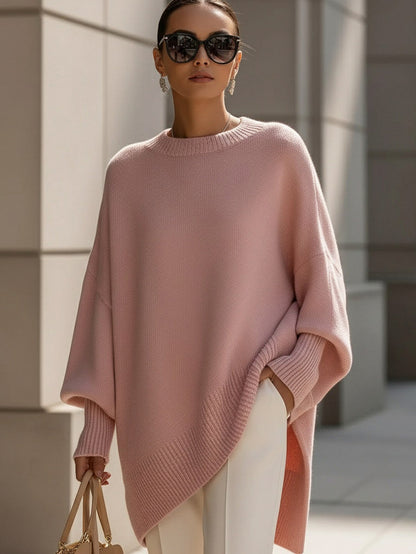 Knit Batwing Sleeve Oversized Sweater