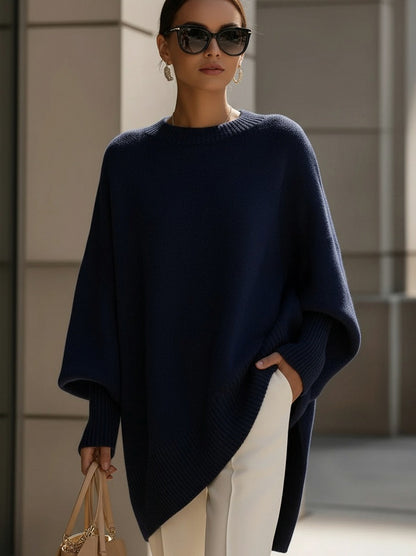 Knit Batwing Sleeve Oversized Sweater