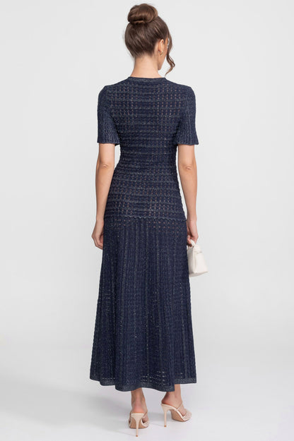 Knit Button Front Maxi Dress