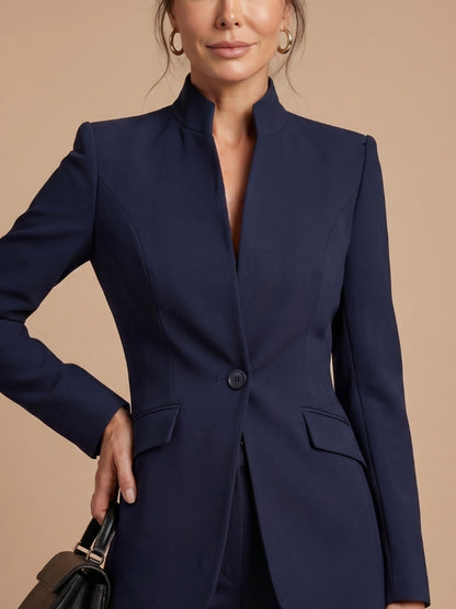 Long Sleeve Belted Blazer Matching Set