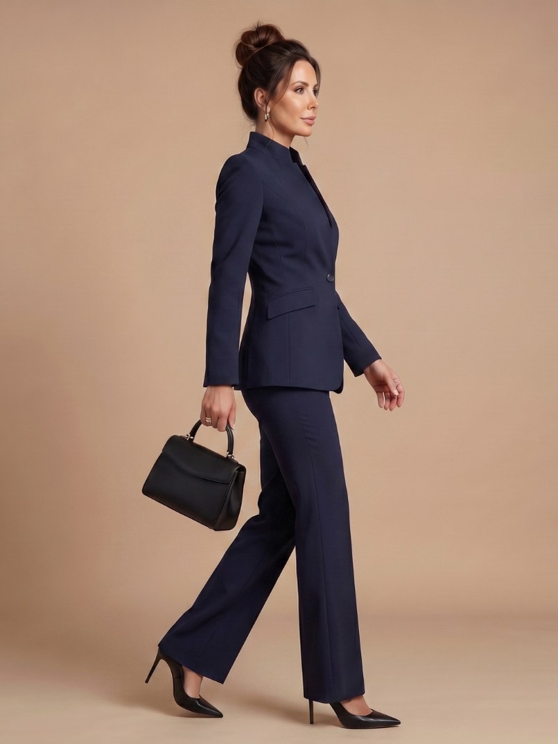 Long Sleeve Belted Blazer Matching Set