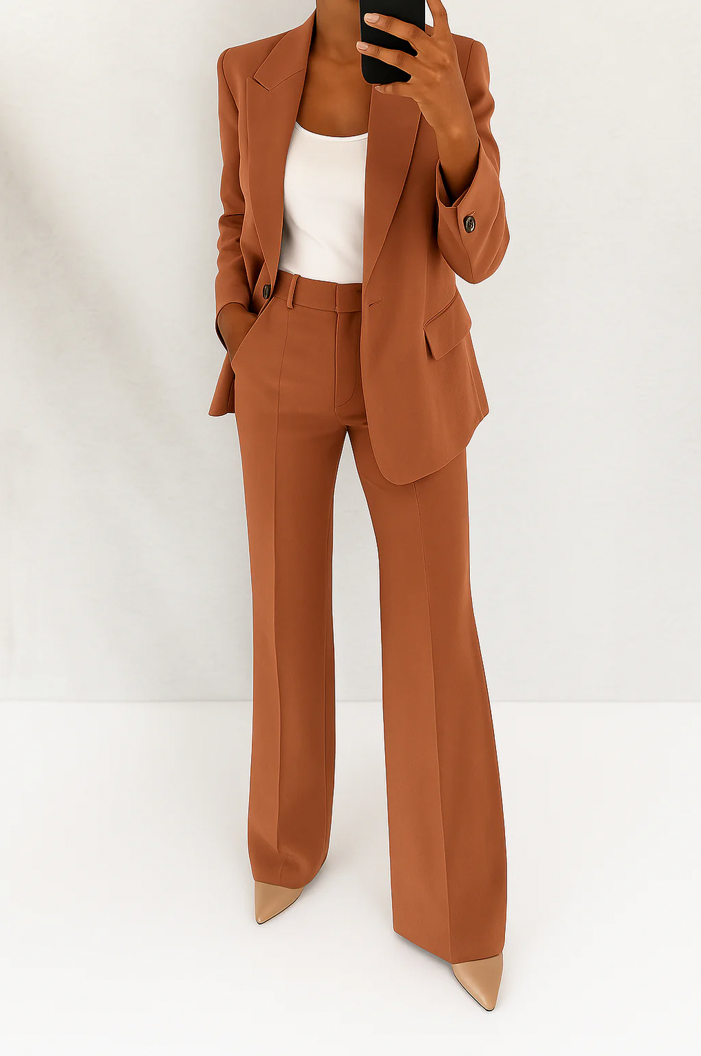 Long Sleeve Blazer Matching Set
