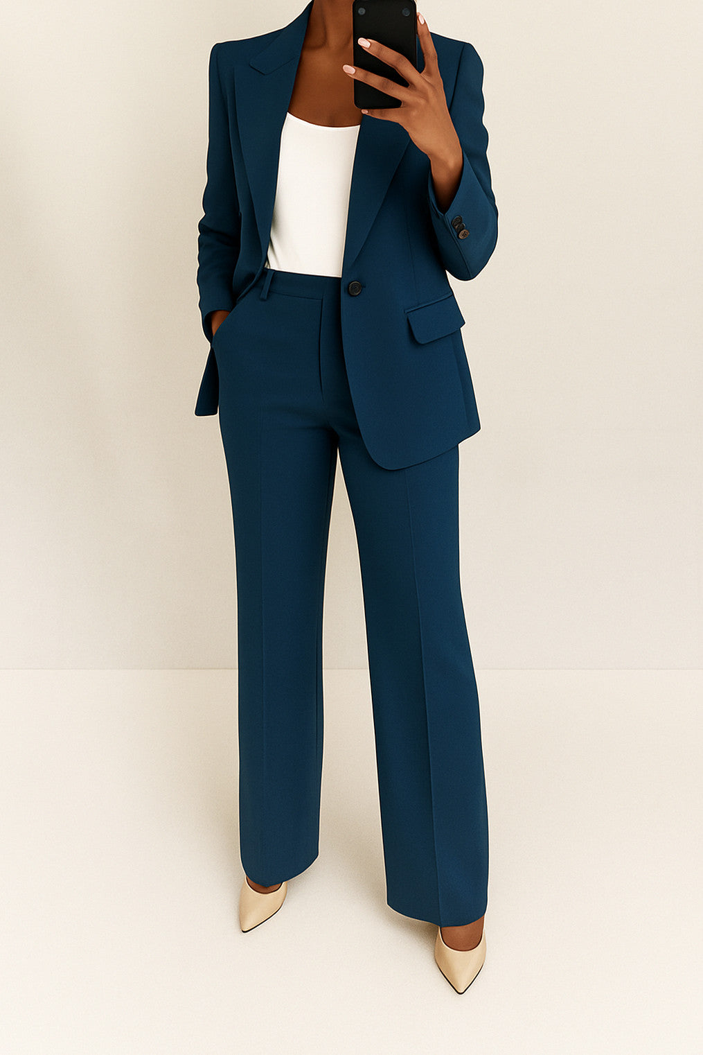 Long Sleeve Blazer Matching Set