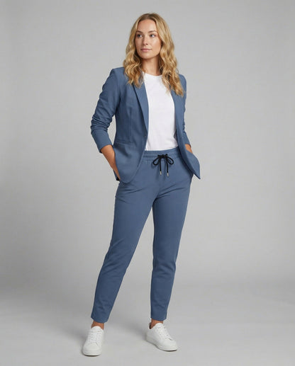 Long Sleeve Blazer Two Piece Set