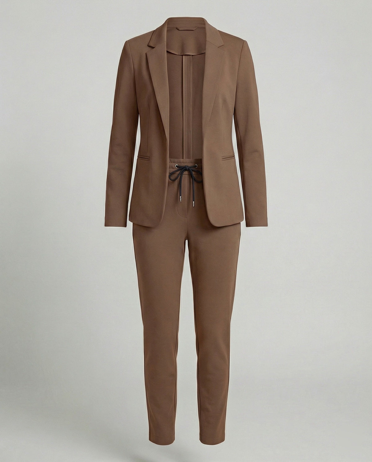 Long Sleeve Blazer Two Piece Set