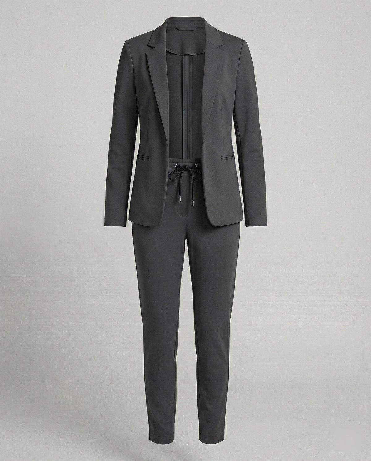 Long Sleeve Blazer Two Piece Set