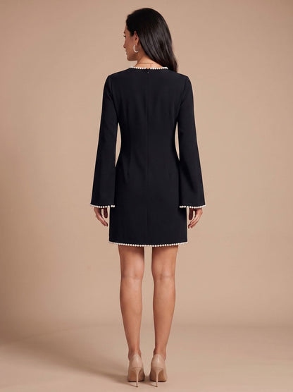 Long Sleeve Cutout Mini Dress
